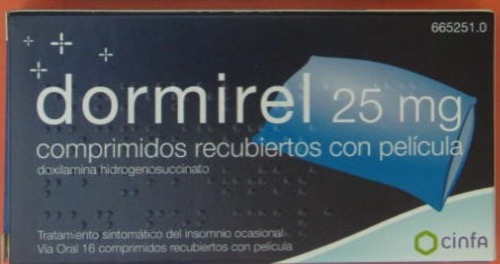 DORMIREL 25 MG 16 COMPRIMIDOS RECUBIERTOS