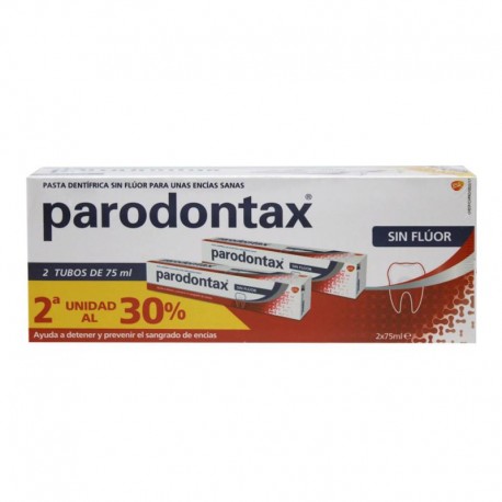 PARODONTAX SIN FLUOR DUPLO 75 ML