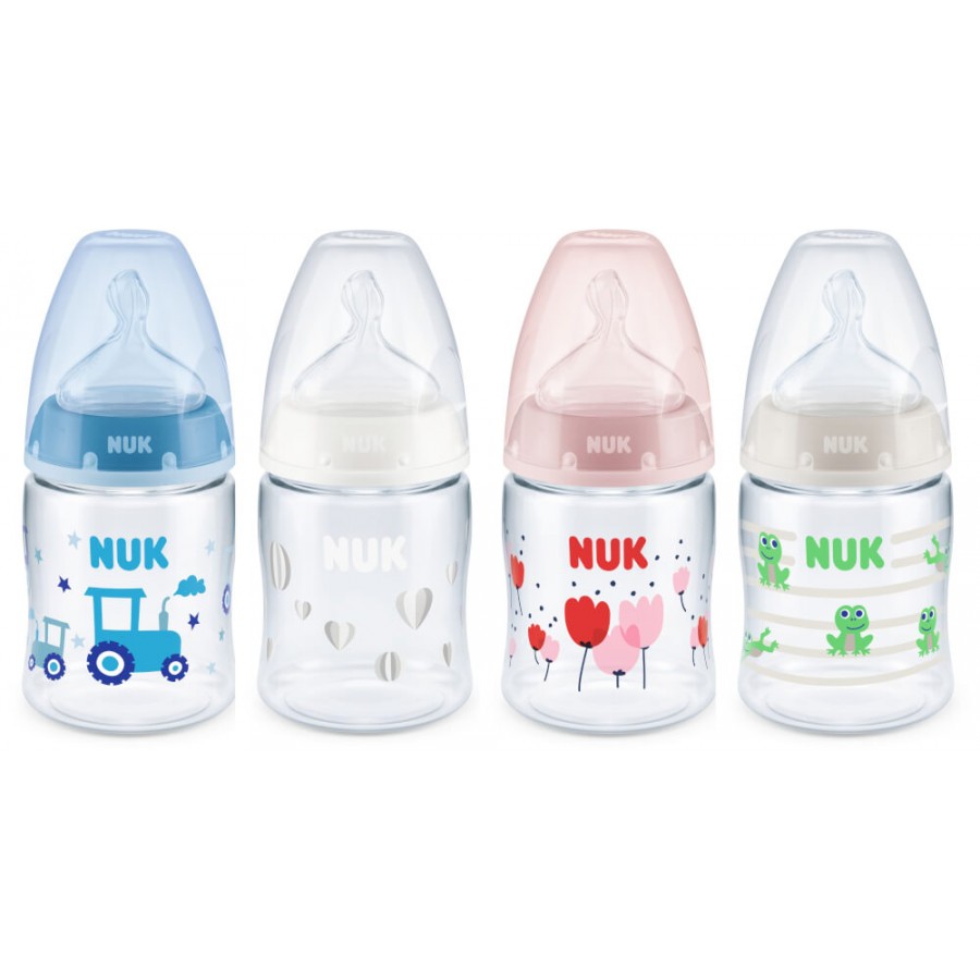 BIBERON FC + PP SILICONA NUK ANTICOLIC 0 - 6 MESES 1 UNIDAD 300 ml -  Farmacia Mateo Hinojal