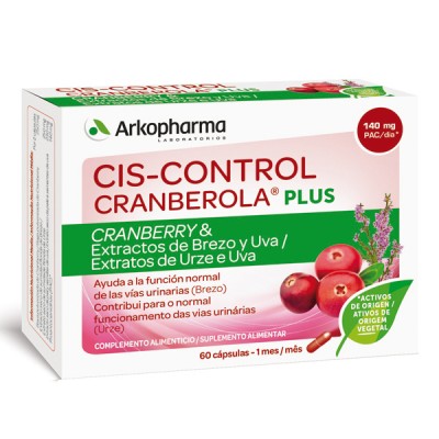 CRANBEROLA CISCONTROL PLUS CON BREZO 60 CAPS