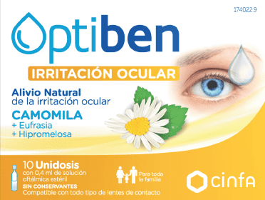 OPTIBEN OJOS IRRITADOS UNIDOSIS ESTERIL SEQUEDAD