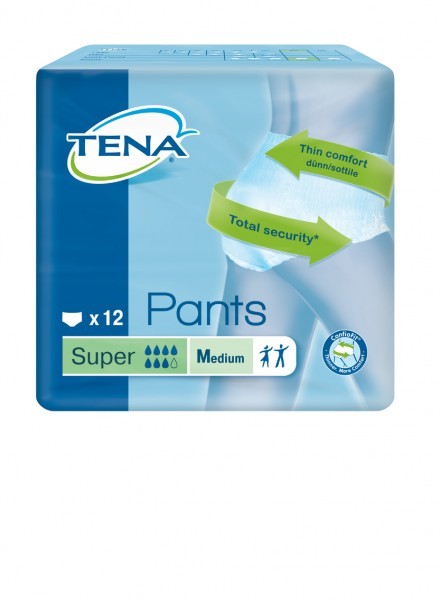 TENA PANTS SUPER TALLA MEDIANA 12 UDS