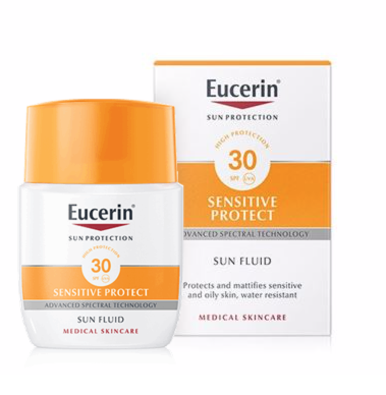 EUCERIN SUN PROTECTION 30 SPF FLUID SENSITIVE PR 50 ML