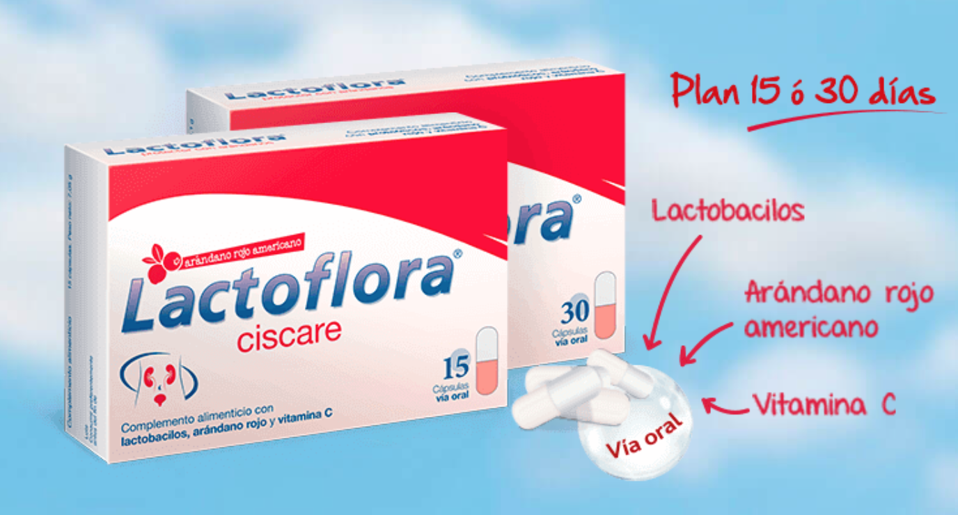 LACTOFLORA CISCARE 15 CAPSULAS