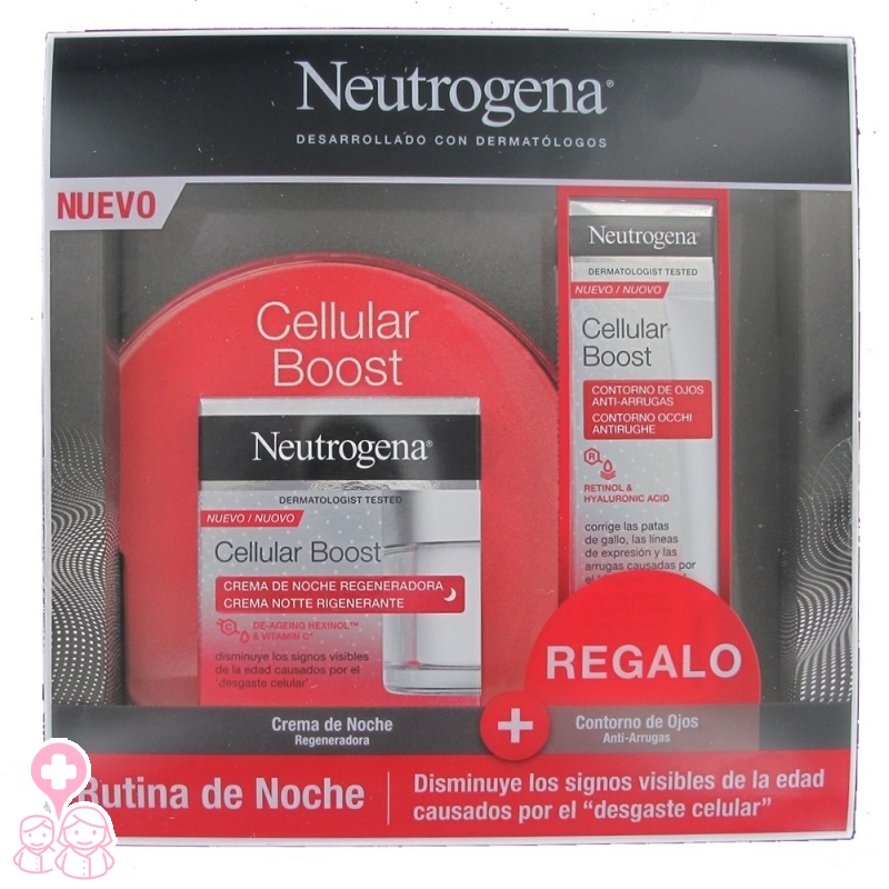 NEUTROGENA PACK CELLULAR BOOST CREMA NOCHE + CONTORNO
