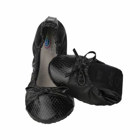 ZAPATO SCHOLL BAILARINA PREMIUM NEGRA 41/42