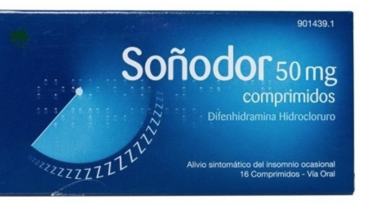 SOODOR DIFENHIDRAMINA 50 MG 16 COMPRIMIDOS