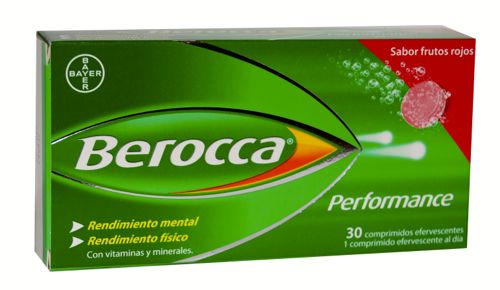 BEROCCA PERFORMANCE FRUTOS ROJOS 30 COMP EFERV