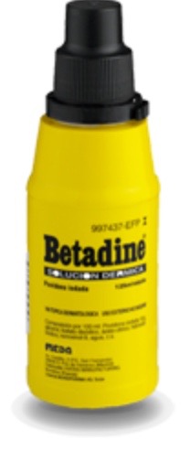 BETADINE 100 MG/ML SOLUCION CUTANEA 1 FRASCO 125 ML