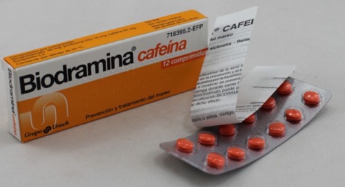 BIODRAMINA CAFEINA 12 COMPRIMIDOS RECUBIERTOS