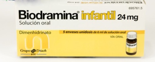BIODRAMINA INFANTIL 24 mg 5 ENVASES UNIDOSIS SOLUCION ORAL 6 ml