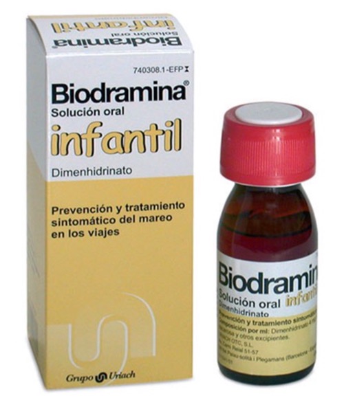 BIODRAMINA INFANTIL 4 MG/ML SOLUCION ORAL 1 FRASCO 60 ML