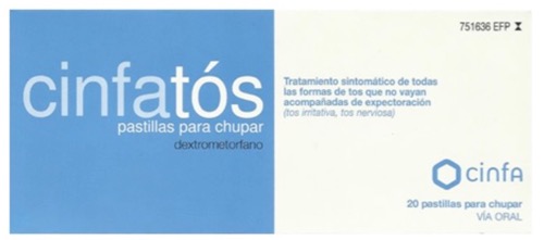 CINFATOS 10 MG 20 PASTILLAS PARA CHUPAR