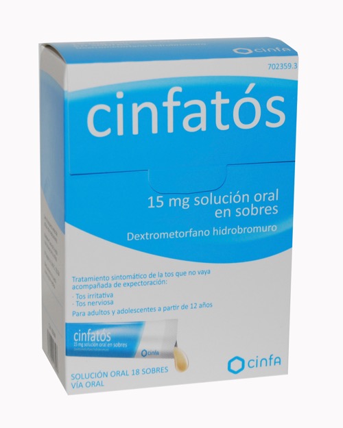 CINFATOS 15 MG 18 SOBRES SOLUCION ORAL