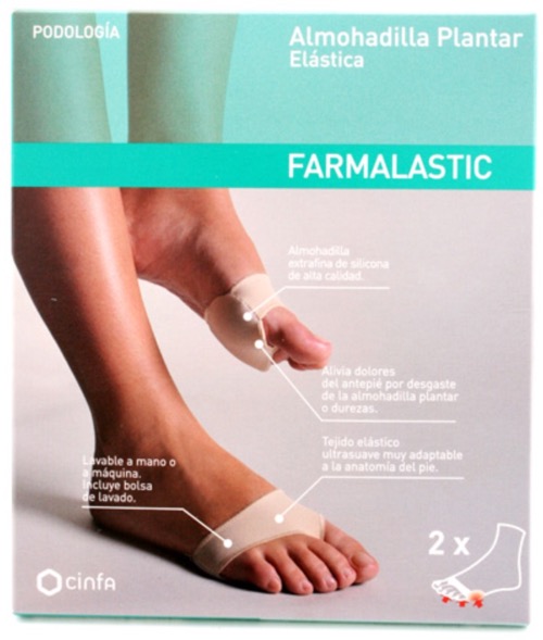 FARMALASTIC ALMOHADILLA PLANTAR ELASTIC SILICONA