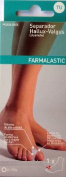 FARMALASTIC SEPARADOR DEDO JUANETE (H. VALGUS)