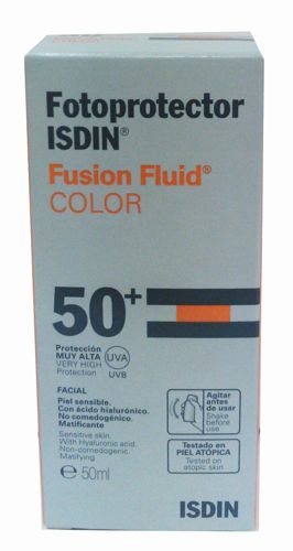 FOTOPROTECTOR ISDIN SPF-50+ FUSION FLUID COLOR