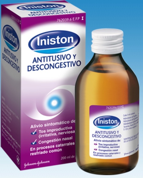 INISTON MUCOSIDAD Y CONGESTION JARABE 200ml Alivia Tos productiva