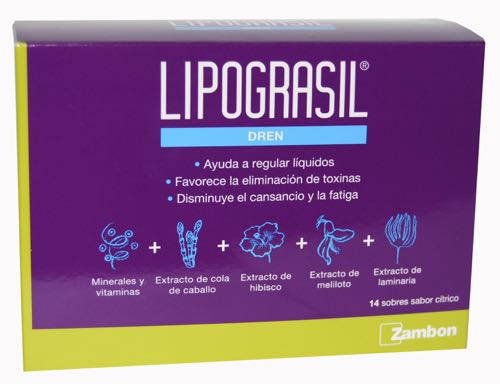LIPOGRASIL DRENANTE 8G 14 SOBRES 