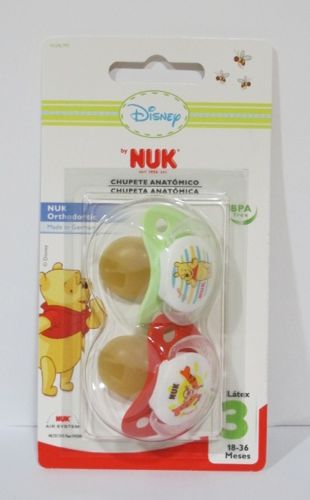 NUK CHUPETE LATEX T3 2U WINNIE