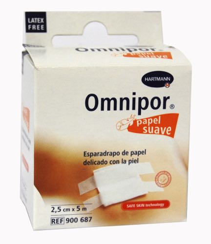 OMNIPOR ESPARADRAPO DE PAPEL 5 M X 2,5 CM