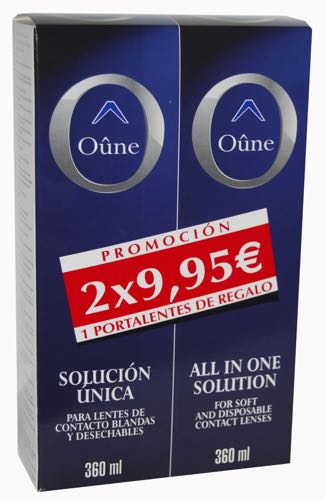 OUNE SOLUCION UNICA LIQUIDO LENTILLAS 360 ML 2 U