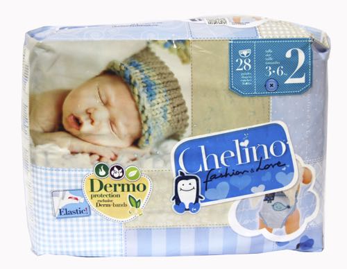 Chelino Talla 2 3-6 kg 28 Pañales