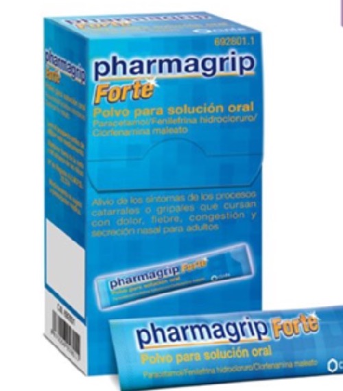PHARMAGRIP FORTE CONGESTION Y SECRECION NASAL 10 SOBRES POLVO PARA SUSPENSION ORAL