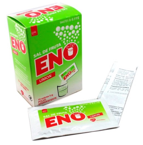 SAL DE FRUTA ENO 5 g 10 SOBRES POLVO EFERVESCENTE (SABOR LIMON)