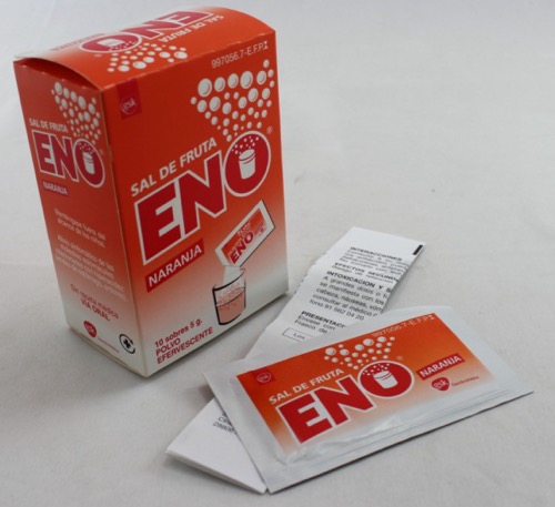 SAL DE FRUTA ENO 5 g 10 SOBRES POLVO EFERVESCENTE (SABOR NARANJA)