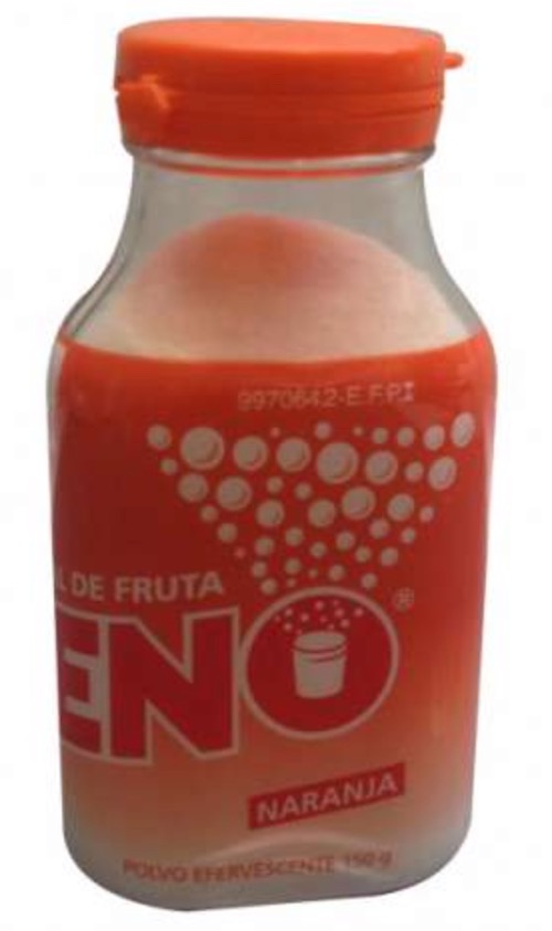 SAL DE FRUTA ENO POLVO EFERVESCENTE 1 FRASCO 150 g (SABOR NARANJA)