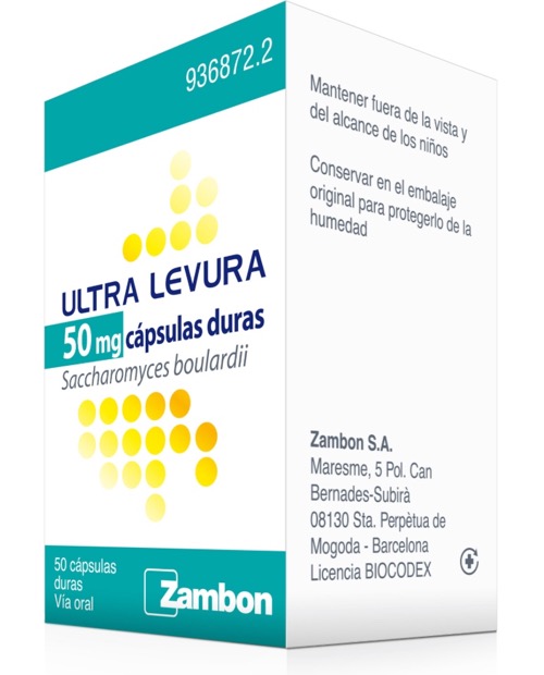 ULTRA-LEVURA 50 MG 50 CAPSULAS