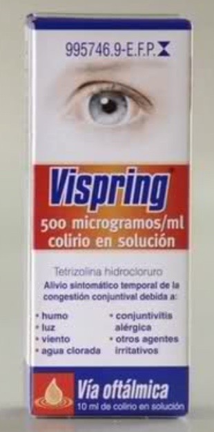 VISPRING 500 MICROGRAMOS/ML COLIRIO EN SOLUCION 1 FRASCO 15 ML